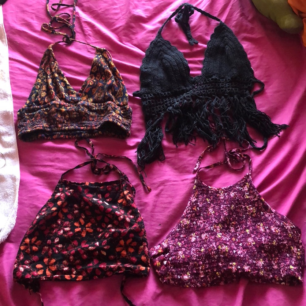 Bundle of Halter Crop Tops